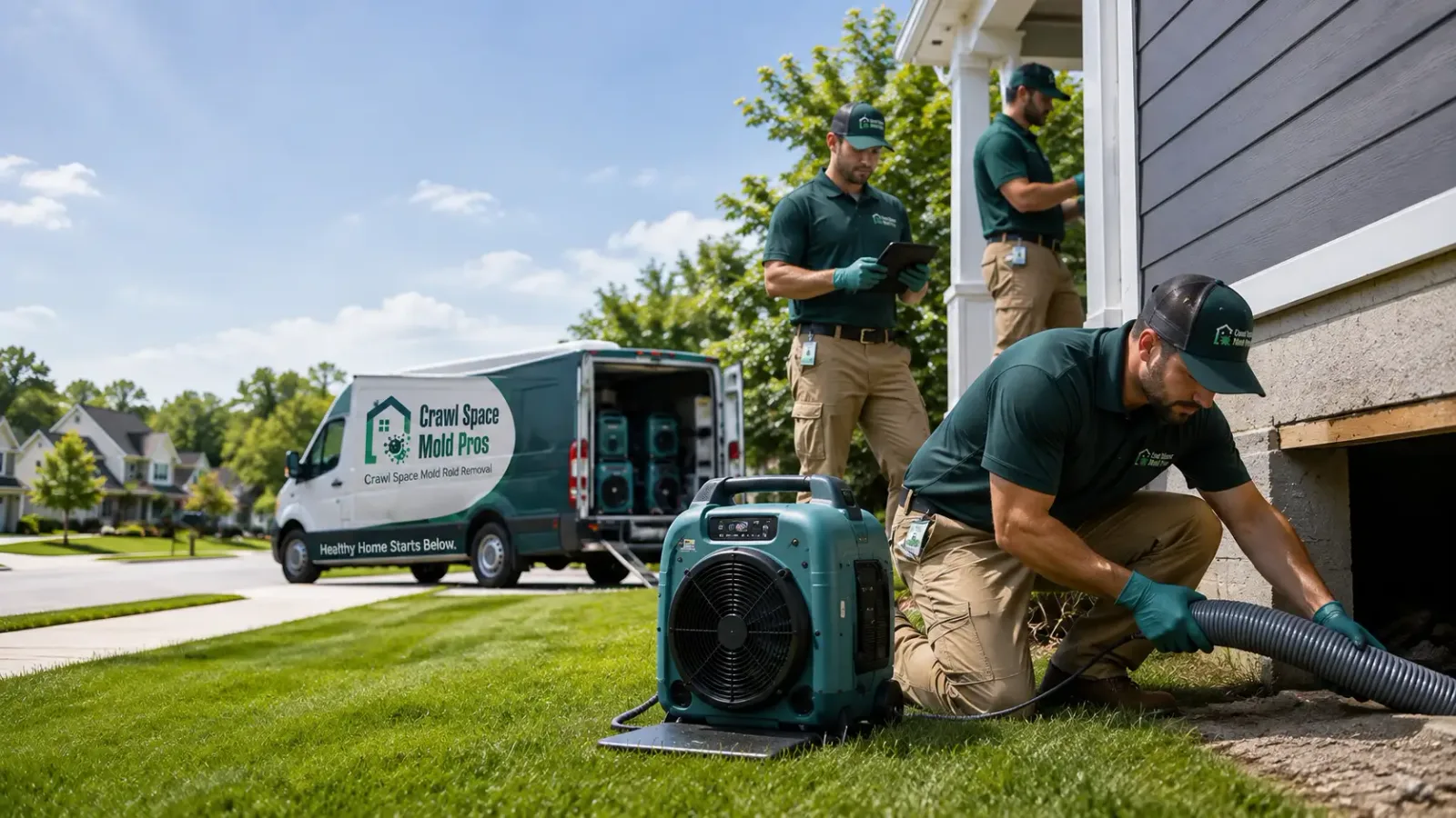 Crawl Space Mold Removal in Deerfield, IL